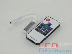 Контроллер 10KEY, DC5V-DC24V, 12A, 4 pin, RGB + RF пульт
