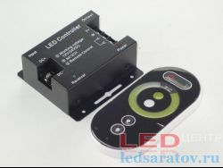 Контроллер сенсорный DC12V-DC24V, 6A*2, 3pin, W - WW + пульт 2,4G