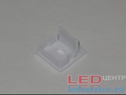 Заглушка торцевая  для профиля YF-819, сквозная, белая LED-центр