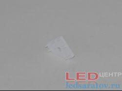 Заглушка торцевая  для профиля YF-122, сквозная, белая LED-центр