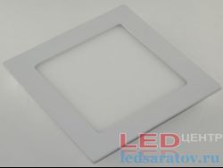 Квадратная встраиваемая светодиодная панель DownLight 24w, НØ300мм-ВØ275мм, 3000k, AC220V, белый-SQ