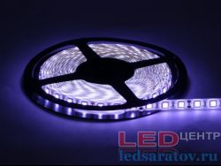 Светодиодная лента  SMD 5050, 60LED*10-12Lm, IP44, 10мм, 2pin, 12V, 14,4W-1м*5м, холодный