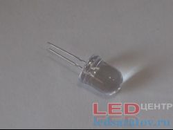 Светодиод выводной Ø10мм, 0,06W, DC3V, 20mA, синий