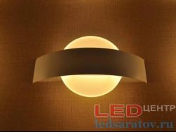 Светодиодный настенный светильник 24см*6см, 6w, AC220V, 4000k, IP20, белый (BH269-WH)