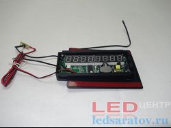 Табло на зеркало - часы, дата, температура, АС220V (XD-906)