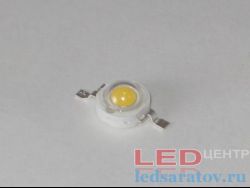 Эмиттер 3w, DC3V-DC3,4V, 350mA, 155Lm-165Lm, 3000k-3200k Bridgelux (0225, WT-PN1 S4)