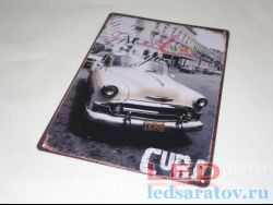 Табличка металлическая 30см*20см Far Away go Cuba