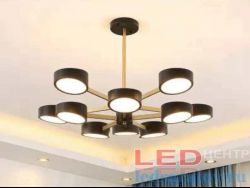 Люстра 8063-10, LED, 4000K, черный
