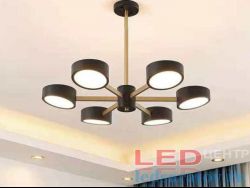 Люстра 8063-6, LED, 4000K, черный