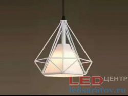 Светильник подвесной Е27, белый с белым (LOFT 8031-1)