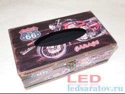 Салфетница Loft 25см*15см*10см Route 66 Garage