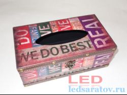 Салфетница Loft 25см*15см*10см Real Wedobest