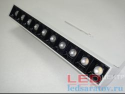Трековый светодиодный прожектор 20w, 4000k, AC220V, белый (608-10-WH)