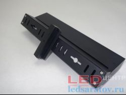 Трековый светодиодный прожектор 20w, 4000k, AC220V, черный (608-10-BL)
