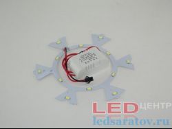 Ремкомплект + драйвер  6W, SMD 5730-12D, НØ150mm, 6000k-6500k