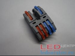 Пружинный клеммник 2pin проходной на 4pin 1-2 Sale (тип WAGO)