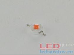 Эмиттер 1w, DC3,2V-DC3,4V, 350mA, 10Lm-20Lm, 1500k-1700k, фито