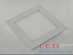 Квадратная встраиваемая светодиодная панель DownLight 18w, НØ225мм-ВØ200мм, 3200k, AC220V, белый