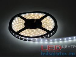 Светодиодная лента  SMD 3528, 60LED*3-4Lm, IP67, 11мм, 2pin, 12V, 4.8W-1м*4.5м, холодный