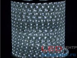 Светодиодный дюралайт 19LED, IP54, НØ9мм, 3pin, AC220V, 2.4W-2м, белый