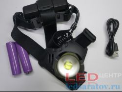 Фонарь светодиодный, 1*4LED, 5800W (GL-XUT276-P70) HeadLight