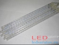 Светодиодная гирлянда - cосульки 45см, 8шт., 36LED, AC220V, RGB