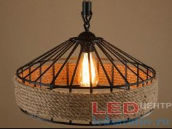 Светильник LOFT 6590-1, Е27, подвесной, черный