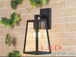 Бра LOFT 1025-1, Е27, черный Фонарь