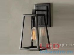 Бра LOFT 1025-1, Е27, черный Фонарь