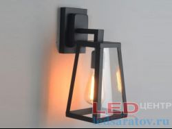 Бра LOFT 1025-1, Е27, черный Фонарь