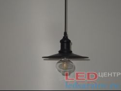 Светильник LOFT 6631-1А, 22см, Е27, подвесной, черный