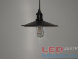 Светильник LOFT 6631-1B, 30см, Е27, подвесной, черный