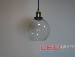 Светильник LOFT 6504-1B, Е27, подвесной, черный