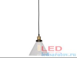 Светильник LOFT 6504-1C, Е27, подвесной, черный