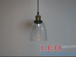 Светильник LOFT 6504-1D, Е27, подвесной, черный