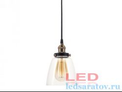 Светильник LOFT 6504-1D, Е27, подвесной, черный