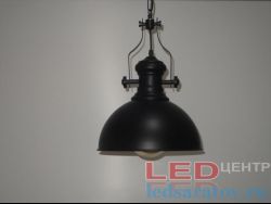 Светильник LOFT 9003-1, Е27, подвесной, черный
