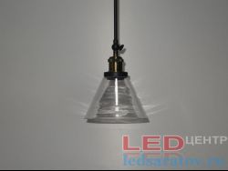 Светильник LOFT 6504-1C, Е27, на стойке, черный