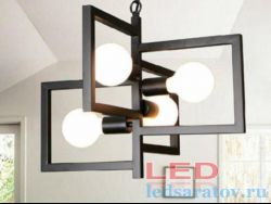 Люстра LOFT 6359-4, Е27, черный
