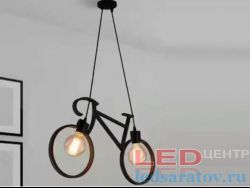 Светильник LOFT 131-2, Е27, подвесной, черный Велосипед