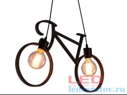 Светильник LOFT 131-2, Е27, подвесной, черный Велосипед