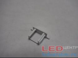 Заглушка торцевая  для профиля PXG207, глухая, белая LED-центр