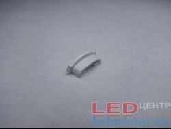 Заглушка торцевая  для профиля PXG1806, глухая, белая LED-центр