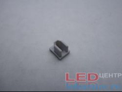Заглушка торцевая  для профиля PXG101, глухая, серый LED-центр