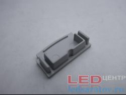 Заглушка торцевая  для профиля PXG306, глухая, серый LED-центр