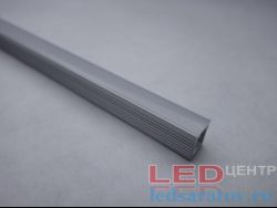  Профиль алюминиевый накладной PXG-101 + мат. рассеиватель 7,8мм*9мм*2м (цена за 1 метр)