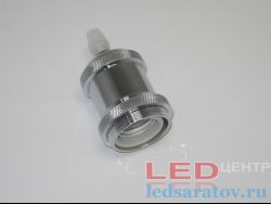 Патрон №1 Loft  Е27 Керамический, АС220V, цвет хром