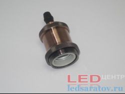 Патрон №1 Loft  Е27 Керамический, АС220V, цвет медь