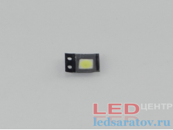 Светодиодный чип SMD 5050, DC3.0V-DC3.2V, 350mA, 90Lm-100Lm, 7000k-7500k (Большой плюс)