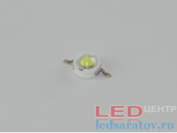 Эмиттер 1w, DC3,0V-DC3,2V, 350mA, 135Lm-145Lm, 6000k-6200k Epistar (WT-PW 1S3, 0512)